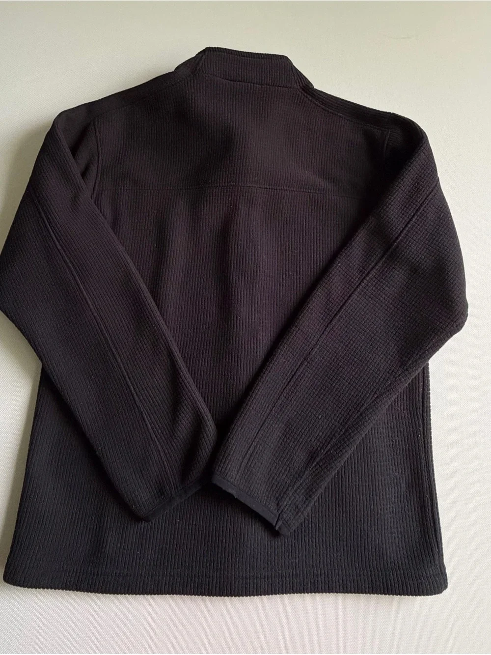 The North Face Black Grid-Textured Zip Jacket